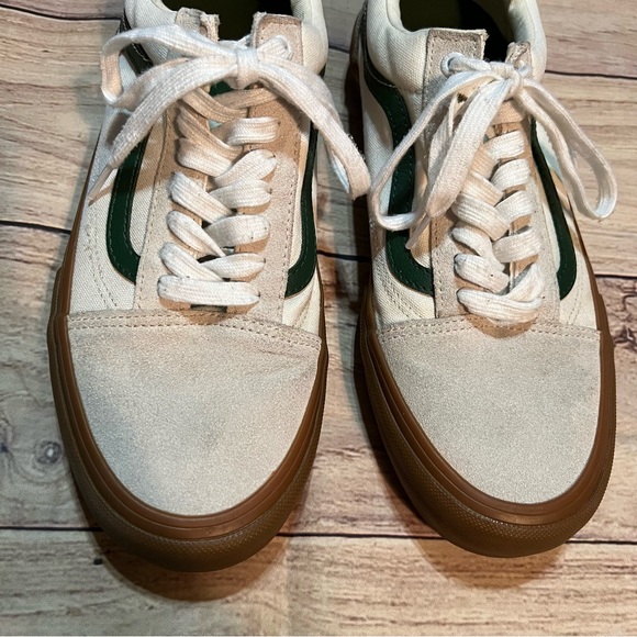 Vans Old Skool Pro Shoes Sneakers Marshmallow/ Alpine - Picture 2 of 7